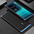 Luxury Aluminum Metal Cover Case 360 Degrees for Vivo X70 Pro 5G Blue and Black