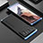 Luxury Aluminum Metal Cover Case 360 Degrees for Xiaomi Mi 11 Ultra 5G Blue and Black