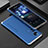 Luxury Aluminum Metal Cover Case 360 Degrees for Xiaomi Mi 12 5G Silver and Blue