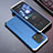 Luxury Aluminum Metal Cover Case 360 Degrees for Xiaomi Mi 13 Pro 5G Silver and Blue