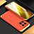 Luxury Aluminum Metal Cover Case 360 Degrees for Xiaomi Mi 14 5G Gold and Red