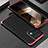 Luxury Aluminum Metal Cover Case 360 Degrees for Xiaomi Redmi Note 13 5G Red and Black