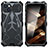 Luxury Aluminum Metal Cover Case 360 Degrees LF1 for Apple iPhone 15 Plus Black