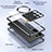 Luxury Aluminum Metal Cover Case 360 Degrees LK1 for Samsung Galaxy S22 Ultra 5G