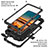 Luxury Aluminum Metal Cover Case 360 Degrees M01 for Samsung Galaxy S23 Plus 5G