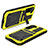 Luxury Aluminum Metal Cover Case 360 Degrees M01 for Samsung Galaxy S24 Plus 5G Yellow