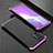 Luxury Aluminum Metal Cover Case 360 Degrees M02 for Oppo Find X3 Lite 5G Purple