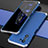 Luxury Aluminum Metal Cover Case 360 Degrees P01 for Xiaomi Mi 11i 5G Silver and Blue