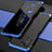 Luxury Aluminum Metal Cover Case 360 Degrees P01 for Xiaomi Redmi K40 5G Blue and Black