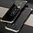 Luxury Aluminum Metal Cover Case 360 Degrees P01 for Xiaomi Redmi Note 9T 5G Gold and Black