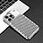 Luxury Aluminum Metal Cover Case 360 Degrees QC3 for Apple iPhone 16 Pro Max Silver