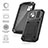 Luxury Aluminum Metal Cover Case 360 Degrees RJ4 for Apple iPhone 14