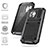 Luxury Aluminum Metal Cover Case 360 Degrees RJ4 for Apple iPhone 15 Pro