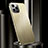 Luxury Aluminum Metal Cover Case for Apple iPhone 13 Pro Max Gold