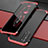 Luxury Aluminum Metal Cover Case for Oppo Reno3 Red and Black