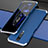 Luxury Aluminum Metal Cover Case for Xiaomi Redmi K30 4G Silver and Blue