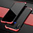 Luxury Aluminum Metal Cover Case for Xiaomi Redmi Note 7 Red and Black