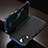 Luxury Aluminum Metal Cover Case M01 for Huawei Honor V30 5G Blue and Black