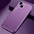 Luxury Aluminum Metal Cover Case M04 for Apple iPhone 14 Purple