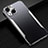 Luxury Aluminum Metal Cover Case M05 for Apple iPhone 13 Silver