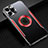 Luxury Aluminum Metal Cover Case M07 for Apple iPhone 13 Pro Max Red