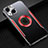 Luxury Aluminum Metal Cover Case M07 for Apple iPhone 15 Plus Red