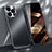Luxury Aluminum Metal Cover Case M09 for Apple iPhone 14 Pro Max Black
