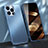 Luxury Aluminum Metal Cover Case M09 for Apple iPhone 14 Pro Max Blue