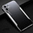 Luxury Aluminum Metal Cover Case T01 for Apple iPhone 12 Silver