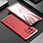 Luxury Aluminum Metal Cover Case T01 for Xiaomi Mi 11 Lite 5G NE Silver and Red