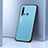 Luxury Aluminum Metal Cover Case T02 for Huawei Nova 5i Blue