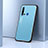 Luxury Aluminum Metal Cover Case T02 for Huawei P20 Lite (2019) Blue