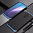 Luxury Aluminum Metal Cover Case T02 for Xiaomi Redmi Note 8 Pro Blue and Black