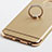 Luxury Aluminum Metal Cover with Finger Ring Stand for Apple iPhone 6 Gold