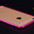 Luxury Aluminum Metal Frame Case for Apple iPhone 6 Hot Pink