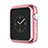 Luxury Aluminum Metal Frame Cover A01 for Apple iWatch 38mm Pink