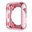 Luxury Aluminum Metal Frame Cover A01 for Apple iWatch 38mm Pink