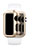 Luxury Aluminum Metal Frame Cover C01 for Apple iWatch 3 38mm Gold