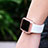 Luxury Aluminum Metal Frame Cover C03 for Apple iWatch 3 38mm Pink