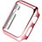 Luxury Aluminum Metal Frame Cover C03 for Apple iWatch 38mm Pink