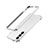 Luxury Aluminum Metal Frame Cover Case A01 for Samsung Galaxy S21 Plus 5G Silver