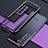 Luxury Aluminum Metal Frame Cover Case A02 for Samsung Galaxy S23 5G Purple