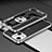 Luxury Aluminum Metal Frame Cover Case A03 for Apple iPhone 14 Silver