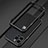 Luxury Aluminum Metal Frame Cover Case for Apple iPhone 13 Pro Silver and Black