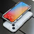 Luxury Aluminum Metal Frame Cover Case for Apple iPhone 13 Silver