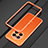 Luxury Aluminum Metal Frame Cover Case for Huawei Mate 50 Orange