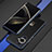 Luxury Aluminum Metal Frame Cover Case for Huawei Nova 11 Pro Blue and Black