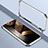 Luxury Aluminum Metal Frame Cover Case LK2 for Apple iPhone 15 Plus Silver