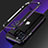 Luxury Aluminum Metal Frame Cover Case N01 for Apple iPhone 12 Pro Purple
