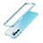 Luxury Aluminum Metal Frame Cover Case S01 for Oppo Reno6 Pro 5G India Sky Blue